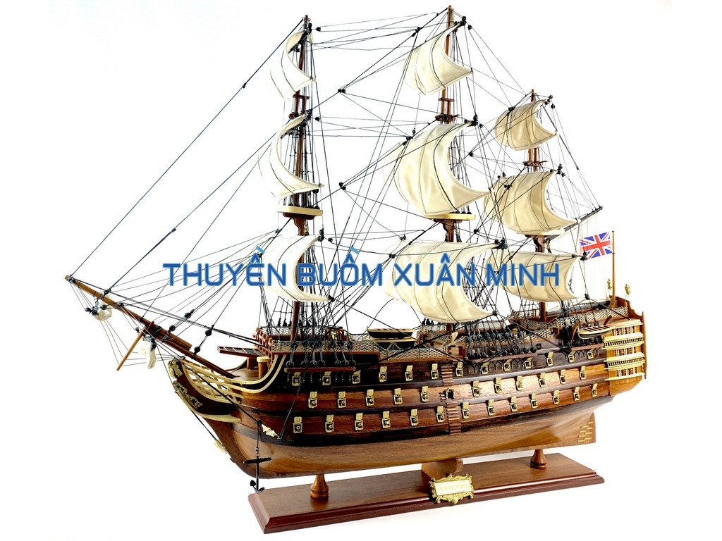 Mô hình thuyền gỗ HMS Victory để bàn làm việc V5046 #35 Mô hình thuyền gỗ HMS Victory để bàn làm việc V5046